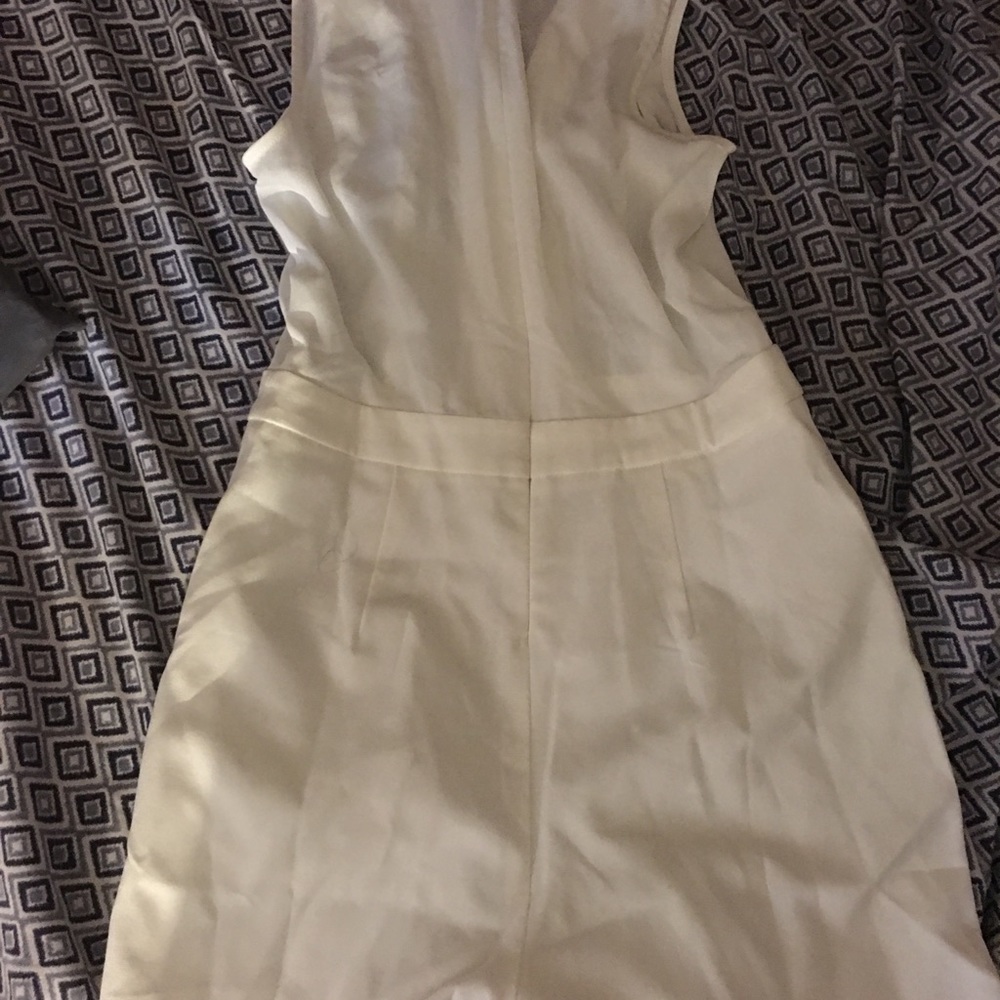 White Venus rhinestone romper